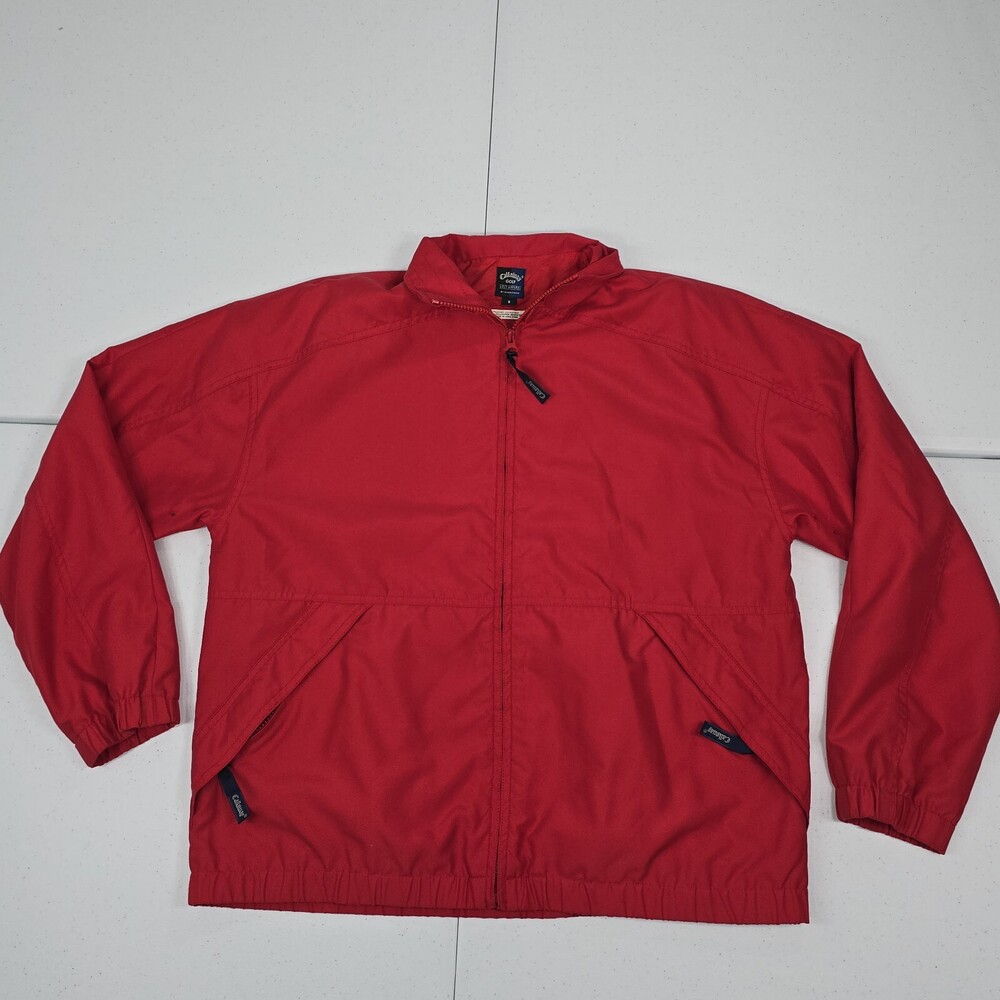 Vintage Callaway Golf Nordstrom Men S Red Windbreaker Jacket